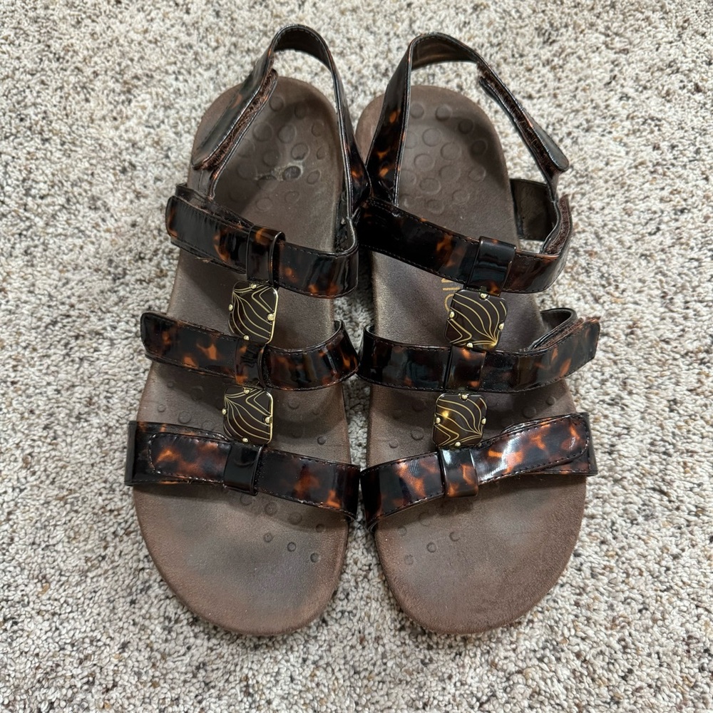 Vionic Amber Tortoise Adjustable Sandals9 - image 2